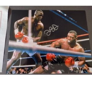 Buster Douglas autographed picture 8"x10" COA